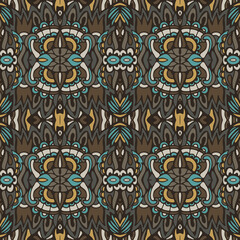 Tribal vintage abstract geometric ethnic seamless pattern ornamental