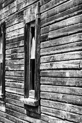 wooden barn wall