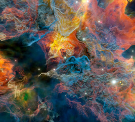 Space galaxy universe nebula 0044 3d render