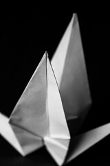 Detail of origami bird