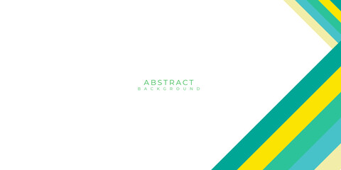 Abstract modern green yellow tosca lines background vector illustration on white background with blank copy space. Vector illustration design for presentation, banner, cover, web, flyer, card, poster,