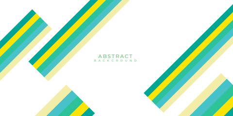 Abstract colorful green yellow tosca vector background, color lines stripes for design brochure, website, flyer and presentation design on white background
