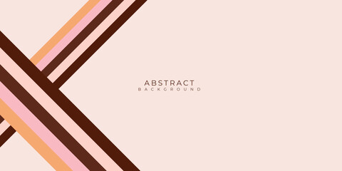 Geometric shapes line texture templates with brown yellow pink orange stripe memphis style