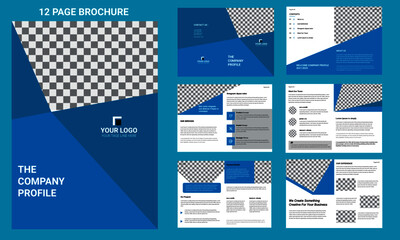 12 page company brochure with print ready