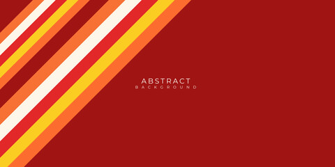 Red white yellow orange with yellow abstract gradient geometric shapes backround, shine and smooth with futurisctic and modern template, vector