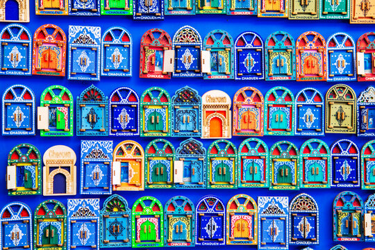 Bright magnets on the moroccan market.