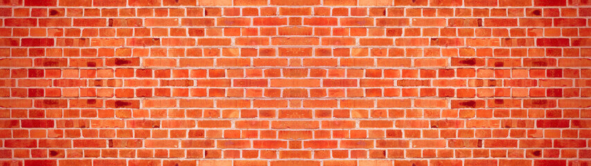 Orange red orange brick stone masonry wall texture background wallpaper panorama banner
