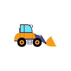 Naklejka premium Construction machinery