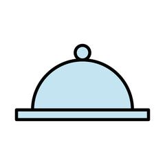 tray server fill style icon
