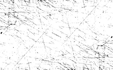 Scratched Grunge Urban Background Texture Vector. Dust Overlay Distress Grainy Grungy Effect. Distressed Backdrop Vector Illustration. Isolated Black on White Background. EPS 10.