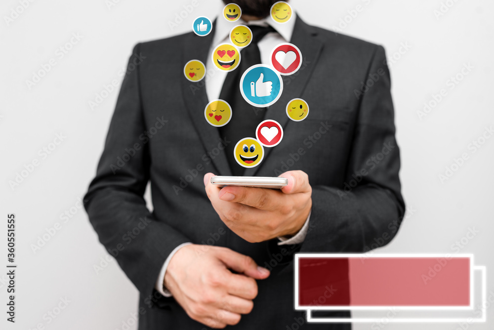 Canvas Prints social media digital network concepts design element icons illustration.