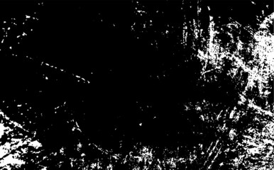 Obraz premium Scratched Grunge Urban Background Texture Vector. Dust Overlay Distress Grainy Grungy Effect. Distressed Backdrop Vector Illustration. Isolated Black on White Background. EPS 10.