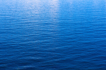 Beautiful ocean background. Blue background of the sea. Nature. Rest by the sea. Blue sky.