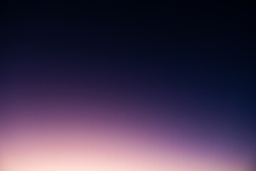 Colorful gradient nocturne autumn sky