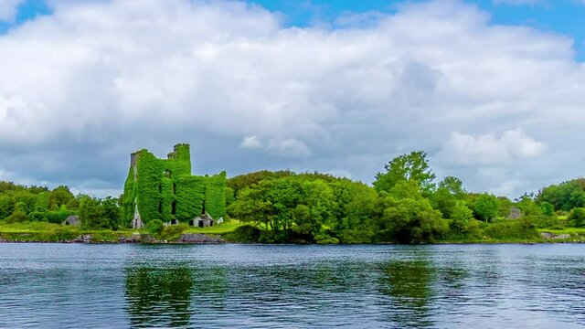 Menlo Castle in Galway Ireland, a beautiful time lapse.