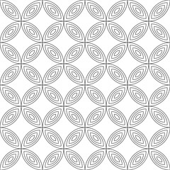 Vector geometric seamless pattern.Modern geometric background. Lattice with circles.