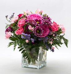 Flower boquet isolated on a white background