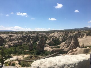 Fototapeta na wymiar rock formations Cappadocia in Turkey 