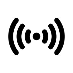 Wireless and wifi icon. Wi-fi signal symbol. Internet Connection. Remote internet access. Icon Vector isolated on white background. EPS 10