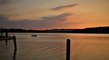 Obraz premium Sonnenaufgang am Chiemsee