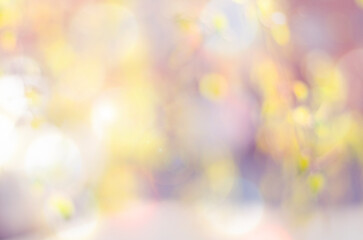 nature beautiful background with blurred lights