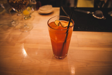 glass of orange juice