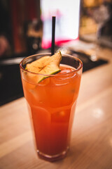 glass of orange juice