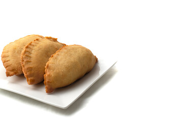 Empanadas, Latin American women stuffed with food, for dinner, or afternoon food with coffee