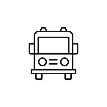 bus icon vector
