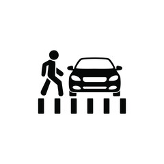 crosswalk icon vector