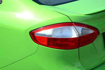 A Car Tail Light Closeup © Kelly