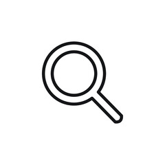 search zoom icon vector sign symbol isolated