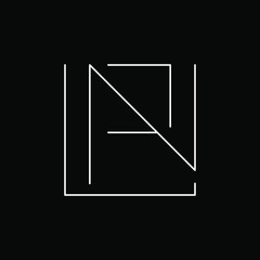 white logo on a black background with the letters A, L, R, N, V