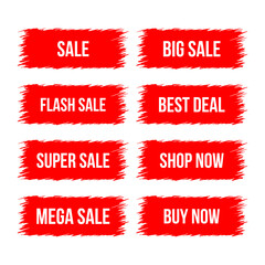 sale badge sticker set 