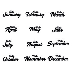 hello all month