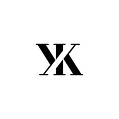 initial letter kk logo template