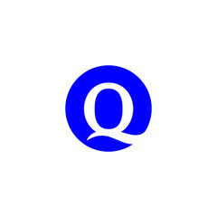 letter initial q symbol logo template