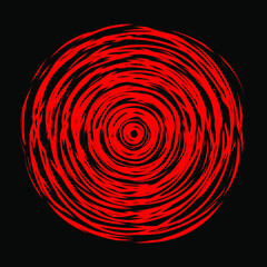 red spiral background