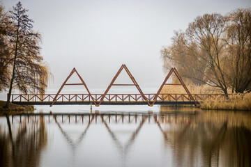 Wooden bridge