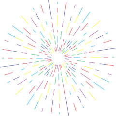 sunburst doodle, vintage radial burst, abstract line sunshine vector collection