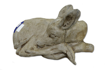 A Sculpted Deer Statue