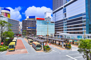 新装した横浜駅西口の景観
