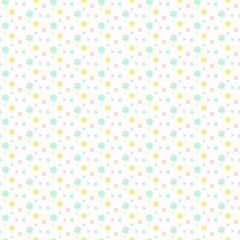 優しい色合いの小さめドットのパターン背景　シームレス