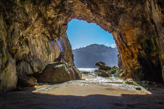 cave in the sea