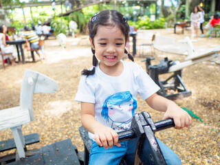 Little Girl at The Public Park