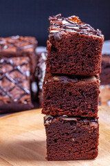 Three Brownies Cake