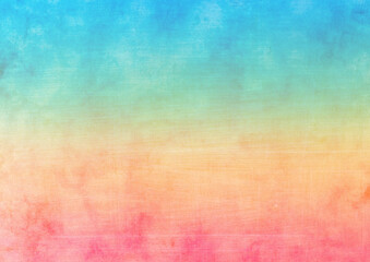 青、黄、赤のグラデーションを基調とした和紙