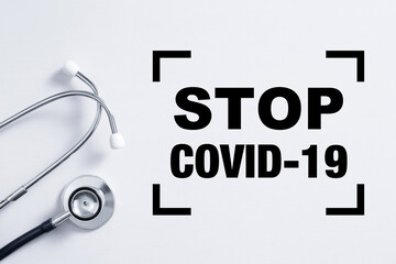 Stop COVID-19 Coronavirus Prevention Concept