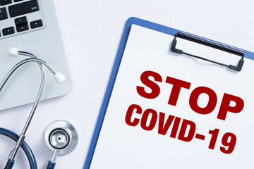 Stop COVID-19 Coronavirus Prevention Concept