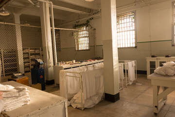 Alcatraz prison penitentiary interior pharmacy